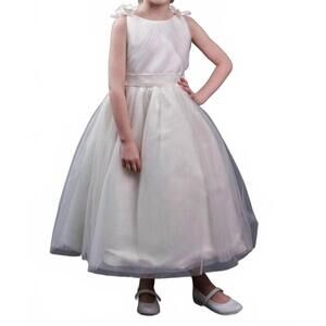 NEW MACIS flower strapped dress in ivory